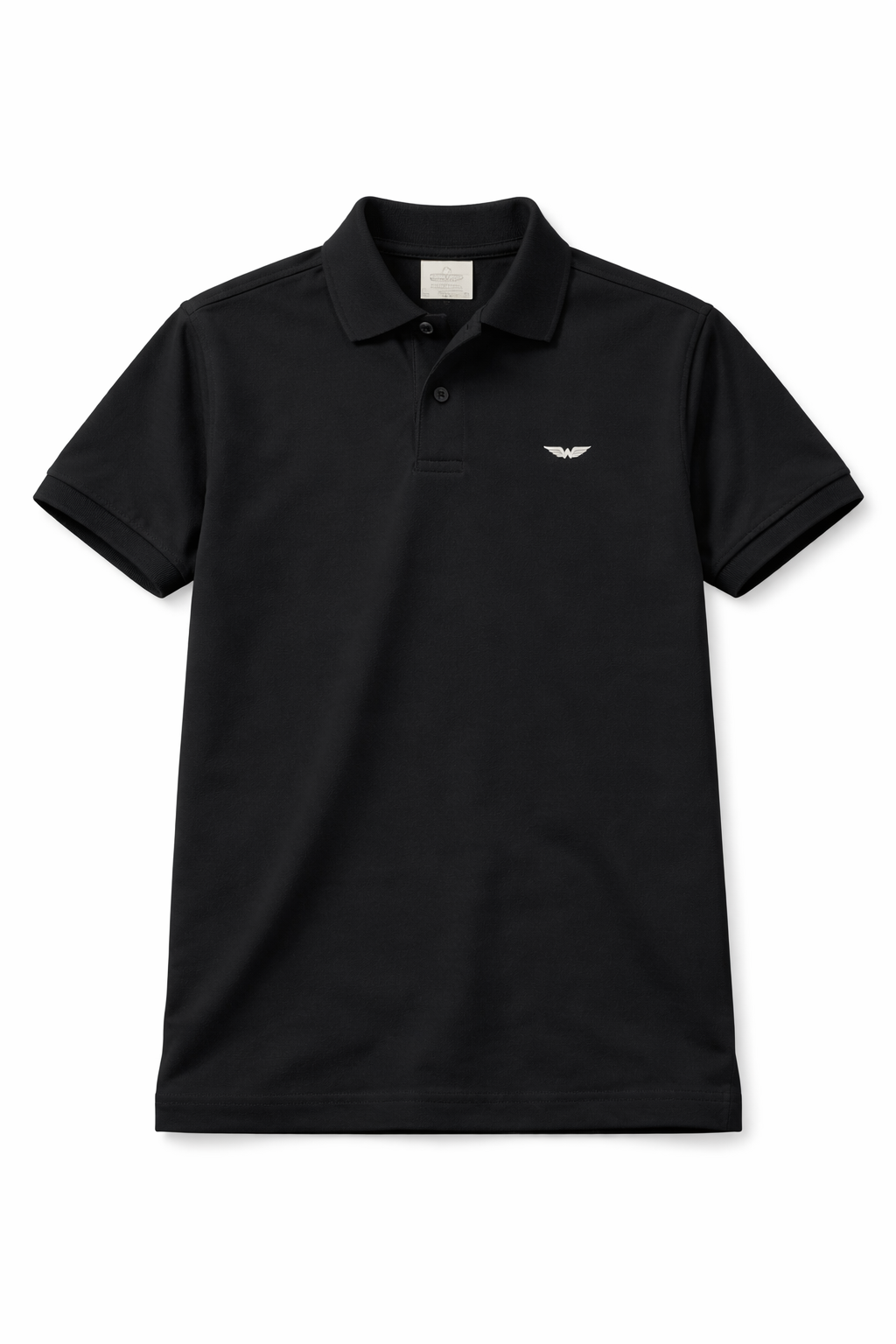 Polo piquet Black Essential