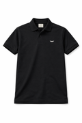 Polo piquet Black Essential