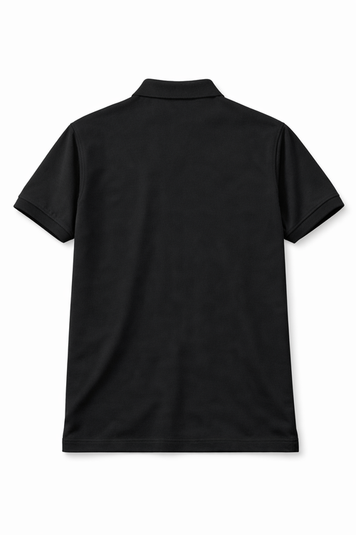 Polo piquet Black Essential